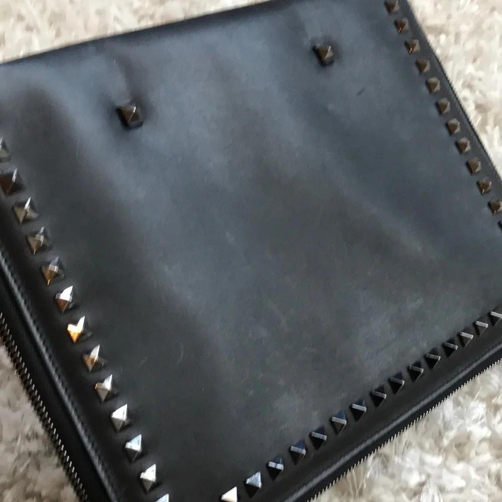 Valentino Rockstud Clutch- Fits Ipad, used - Picture 7 of 8
